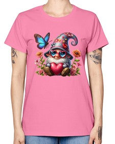 gnome with butterfly 17# - gnome -  Missy T-Shirt
