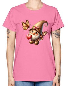 gnome with butterfly 22# - gnome -  Missy T-Shirt