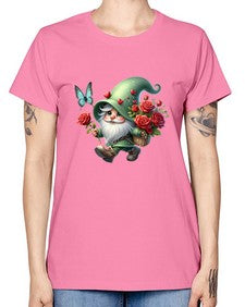 gnome with butterfly 24# - gnome -  Missy T-Shirt