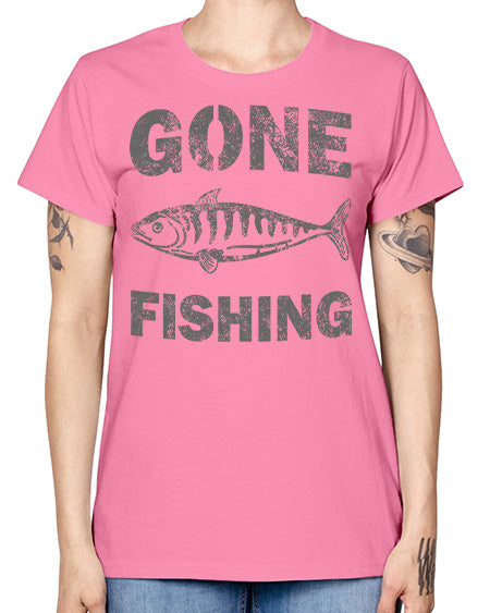gone fishing 13# - shark-fish -  Missy T-Shirt