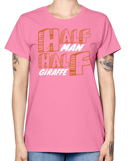 half man half giraffe - giraffee -  Missy T-Shirt