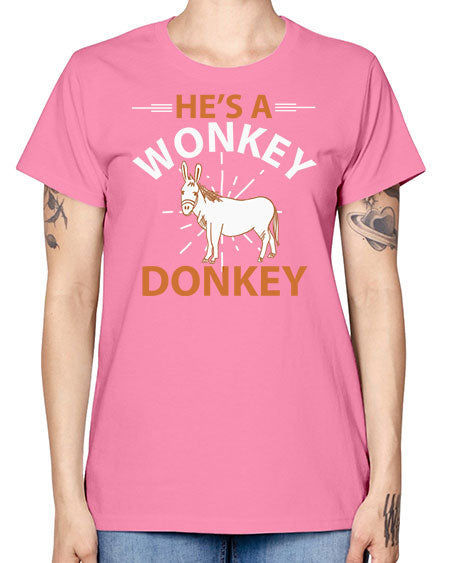 he’s a wonky donkey Style 4# - donkey -  Missy T-Shirt