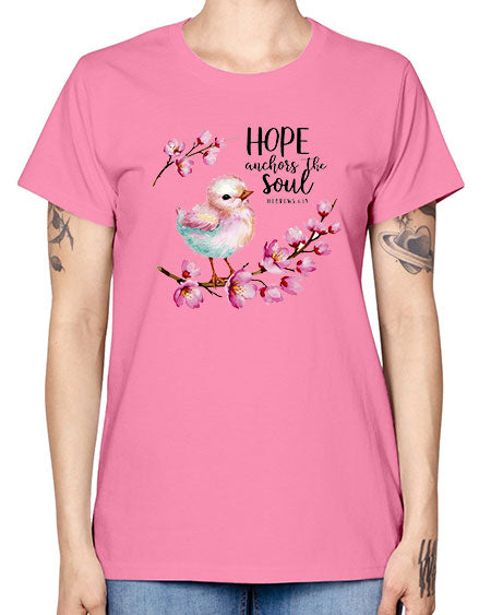 hope anchors the soul 41# - birds -  Missy T-Shirt