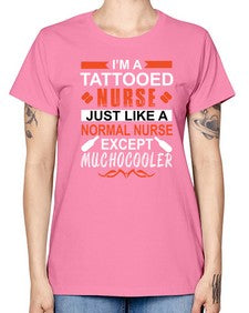 i am tattooed nurse 860# - nurse -  Missy T-Shirt