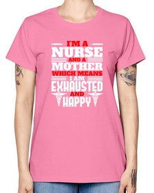 im a nurse and a mother Style 959# - nurse -  Missy T-Shirt