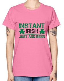 instant irish just add beer 1209# - beer -  Missy T-Shirt