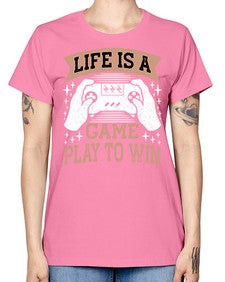 is a game play to win 28# - video games -  Missy T-Shirt