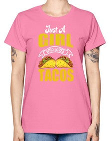 just a girl who loves tacos 1254# - tacos -  Missy T-Shirt