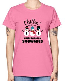 kindergarten snowmies 434# - kindergarten -  Missy T-Shirt