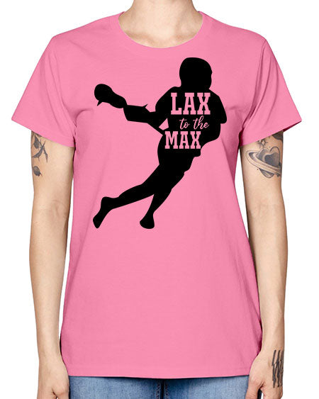lax to the max 2# - lacrosse -  Missy T-Shirt