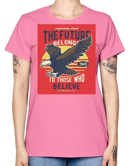 legendary eagle 55# - birds -  Missy T-Shirt