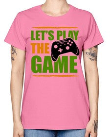 lets play the game 136# - video games -  Missy T-Shirt
