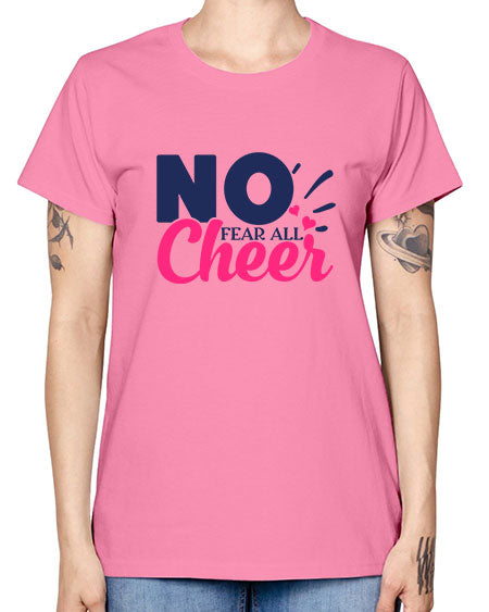 no fear all cheer 1728# - cheer -  Missy T-Shirt