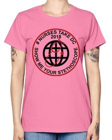 nurse takes dc design 1200# - nurse -  Missy T-Shirt