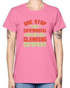 one stop commercial cleaning company Style 333# - cleaner -  Missy T-Shirt