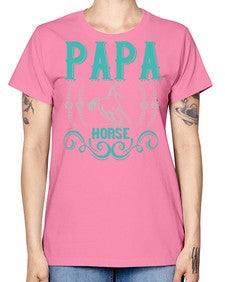 papa horse Style 26# - horse -  Missy T-Shirt