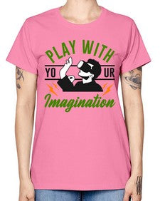 play with imagination 146# - video games -  Missy T-Shirt