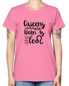 queens Are Born As Leo 386# - leo -  Missy T-Shirt