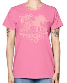 quotes of unicorns just magic just magic 350# - unicorn -  Missy T-Shirt