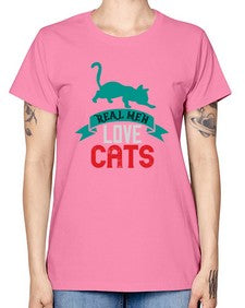 real man love cats o Style 112# - cats -  Missy T-Shirt