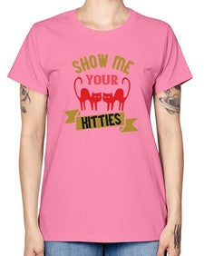 show me your kitties Style 115# - cats -  Missy T-Shirt