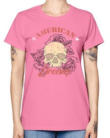 skullrose 1070# - skull and bones -  Missy T-Shirt