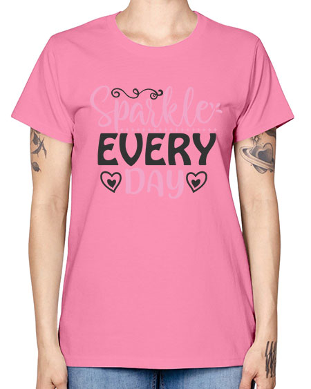 sparkle every day Style 1# - beauty - fashion -  Missy T-Shirt