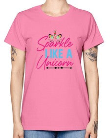 sparkle like a unicorn 416# - unicorn -  Missy T-Shirt