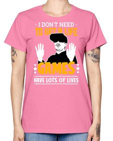 to get a life game 159# - video games -  Missy T-Shirt