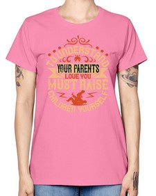to understand your parents love you must raise children yourself 641# - parents day -  Missy T-Shirt
