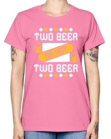two beer or not two beer 1677# - beer -  Missy T-Shirt