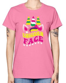 unicorn face 459# - unicorn -  Missy T-Shirt