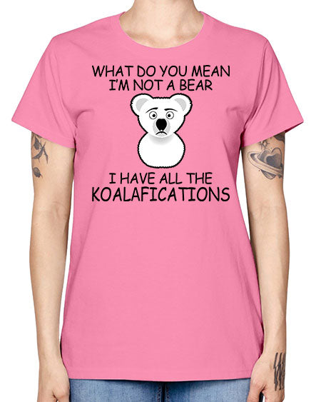 what do you mean im not a bear 287# - bears - animals -  Missy T-Shirt
