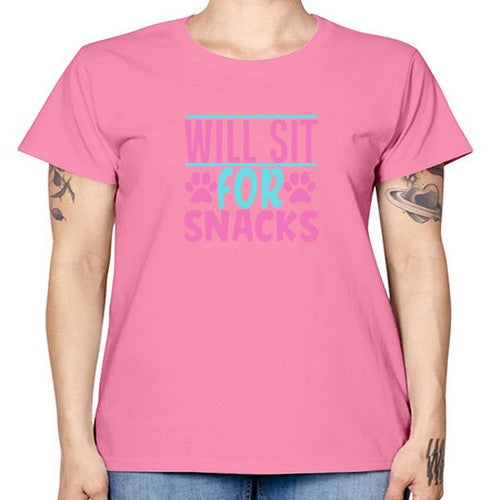 will sit for snacks Style 57# - dogs -  Missy T-Shirt