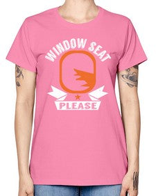 window seat please  51# - airplane -  Missy T-Shirt