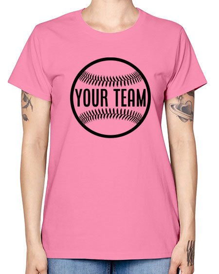 your team 2270# - softball -  Missy T-Shirt