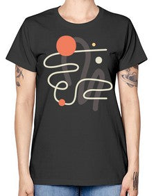 Abstract Shape 198# - art pop art -  Missy T-Shirt