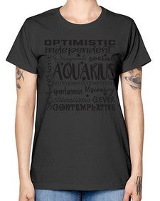 Aquarius 563# - aquarius -  Missy T-Shirt