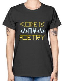 Code is my poetry 21# - computer -  Missy T-Shirt