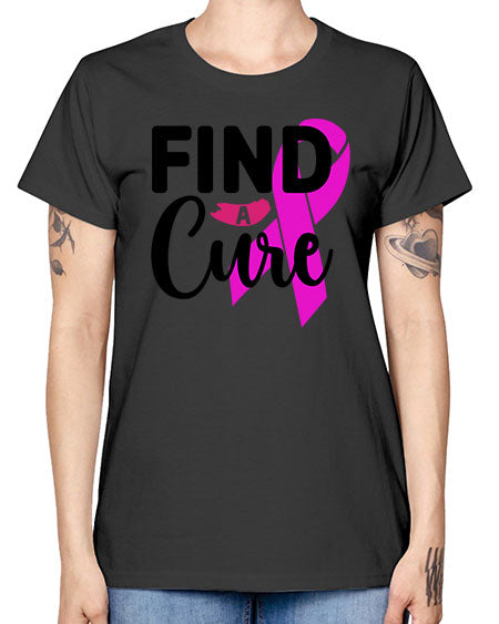Find a Cure 26# - breast cancer -  Missy T-Shirt
