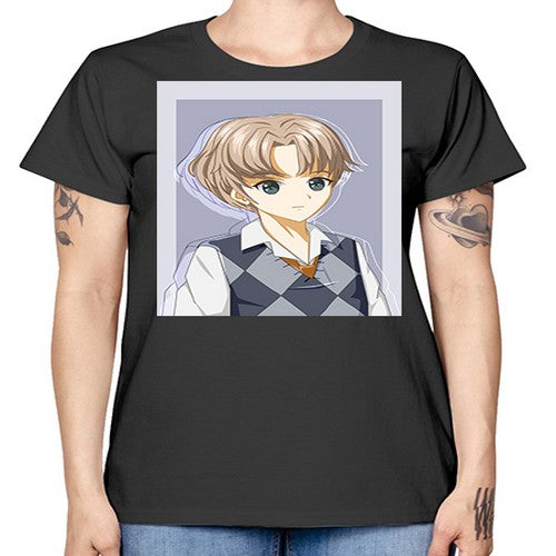 Handsome and cool boy with uniform 34# - anime -  Missy T-Shirt