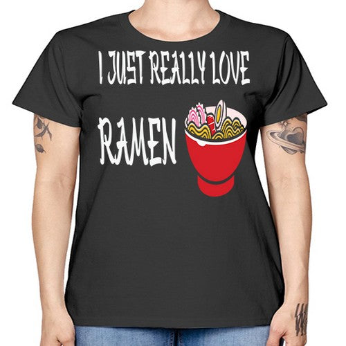 I Just Love Ramen Japanese Anime 238# - anime -  Missy T-Shirt