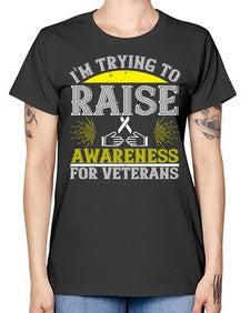 Im trying to raise awareness for veterans Style 43# - Self awareness -  Missy T-Shirt