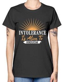 Intolerance is alien 29# - ufo -  Missy T-Shirt
