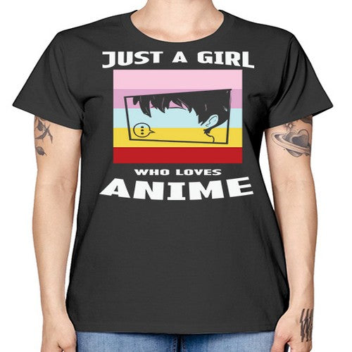 Just A Girl Who Loves Anime 265# - anime -  Missy T-Shirt
