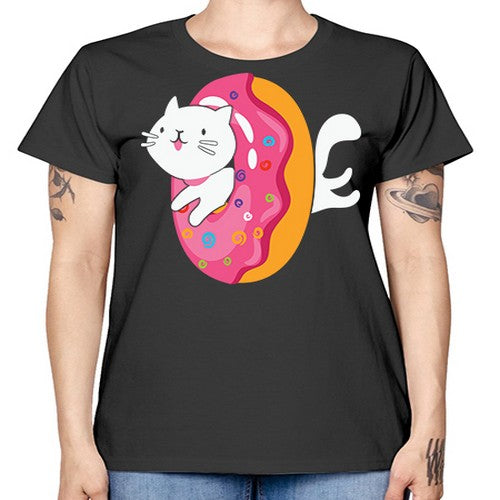 Kawaii Cat Donut Anime Lover Anime 267# - anime -  Missy T-Shirt