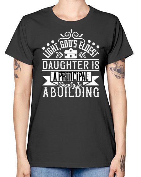 Light Gods eldest daughter is a principal beauty in a building Style 274# - architect -  Missy T-Shirt