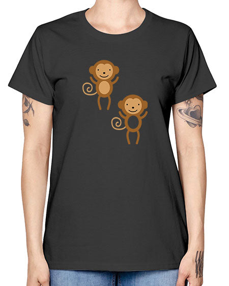 Little_monkeys_MF_5814 - monkey -  Missy T-Shirt
