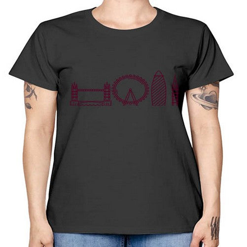 London 1157# - cities -  Missy T-Shirt