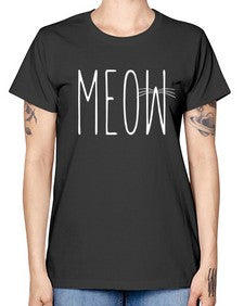 Meoww - cats -  Missy T-Shirt